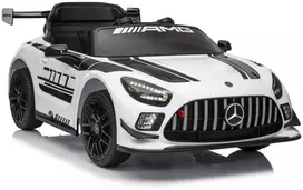 Elektromobilis vaikams Mercedes AMG GT3, baltas