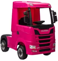 Elektromobilis vaikams Scania 500R HL698 4x4, rožinis