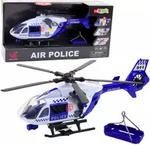 Policijos sraigtasparnis su šviesos ir garso efektais, 1:12