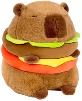Minkštas žaislas mėsainis Kapibara, 20 cm