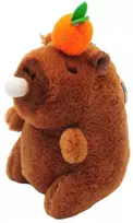Raktų pakabukas pliušinė Kapibara, 14 cm