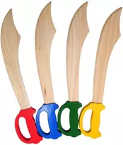 Medinis pirato kardas, 50 cm - Mėlyna