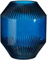 Vaza London Mica Decorations Ø16.5cm H20cm stiklinė/mėlyna