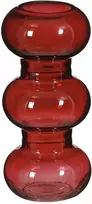 Vaza Tauro Ø8.5cm H19cm stiklinė/raudona