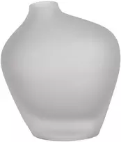 Vaza Everest L15cm W10cm H16.5cm stiklinė/balta