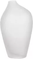 Vaza Everest L13.5cm W9cm H24cm stiklinė/balta