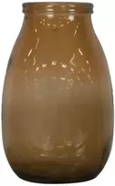 Vaza Ø18cm H28cm stiklinė/ruda