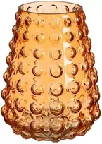 Vaza Lausanne Mica Decorations Ø16cm H20cm stiklinė/oranžinė