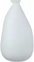 Vaza Organic Ø21cm H36cm stiklinė/balta