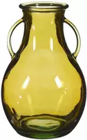 Vaza Sitia Ø20cm H32cm stiklinė/geltona
