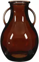 Vaza Sitia Ø20cm H32cm stiklinė/tamsiai ruda