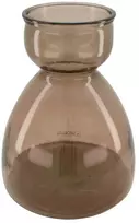 Vaza Ø27cm H34cm stiklinė/ruda