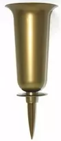 Vaza Dama įsmeigiama į žemę D15.5cm/H37cm aukso spalvos