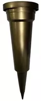 Vaza D9.5cm H31cm plastikinė/aukso sp.