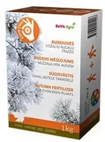 Baltic Agro Rudeninės trąšos visžaliams augalams 1kg