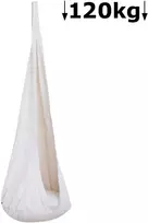 Krėslas-sūpynės Ø70cm H160cm maks.120kg/baltas