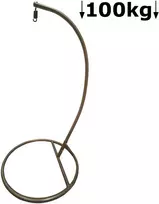 Krėslo-sūpynių stovas 105cm tamsiai rudas