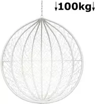 Krėslo-sūpynių krepšys CH-FC1071W W105xH120xØ70cm baltas