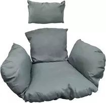 Pagalvė krėslui-sūpynėms FC1071 100x100x15cm antracito spalvos