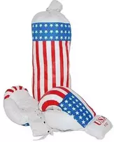 Vaikiškas bokso maišas su pirštinėmis USA Sulov