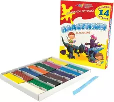 Plastilinas Gamma 14 spalvų/280 g