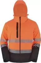 Prof HI-VI (FLUO) SOFTSHELL ORANŽINĖ M. striukė