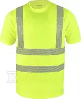 Prof HI-VI (FLUO) MARŠKINĖLIAI GELTONI XXL