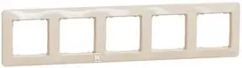 Schneider Electric RĖMAS 5-KR.BEIGE SEDNA DESIGN