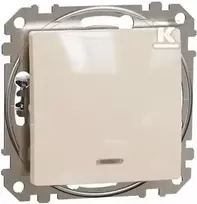 Schneider Electric JUNGTIS 1 POLIŠŲ FONINIO ŠVIETIMO BEIGE SEDNA DIZAINAS