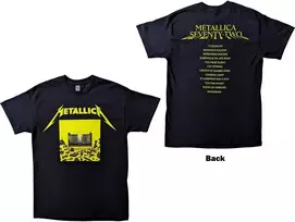 Rock Metallica 72 Seasons Squared Cover Marškinėliai, Dydis: XXL