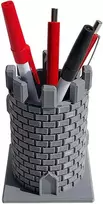 3D Gaminiai Tušinukų laikiklis Pilies bokštas