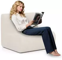 Promotions Grindų sofa-fotelis, 84x82x69 cm, smėlio spalvos, veliūro apmušalas