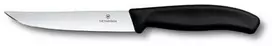 VICTORINOX Šveicariškas klasikinis kepsnių peilis 12 cm, juodas
