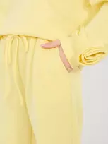 Italy Moda Laisvalaikio kostiumas moterims-IT-KMPL-10015.58-jasny geltona