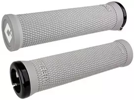 Vairo rankenėlės ODI Ruffian v2.1 Lock-On MTB 30mm OD 135mm Baltas/Pilkas
