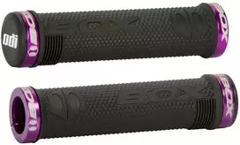 Vairo rankenėlės ODI Box Hex BMX 130mm Lock-On Bonus Pack Juodas-Juodas