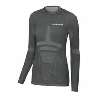 Moteriški termo marškinėliai Lorpen Taku L/S T-Shirt W - Pilka - M