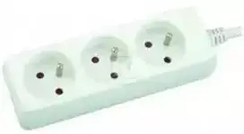 Helios Prailgintuvas 3-lizdų su/be 5M IP20 baltas