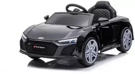 Vaikiškas elektromobilis MUKUTISRIDES Audi R8 Spyder (juodas, vienvietis)