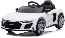 Vaikiškas elektromobilis MUKUTISRIDES Audi R8 Spyder (baltas, vienvietis)