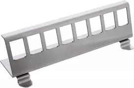 „InLine Keystone SNAP-In“ 8 krypčių modulinis metalinis DIN bėgelio laikiklis