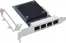 Tinklo plokštė InLine Quad Gigabit tinklo plokštė 4x RJ45 2,5Gb/s PCIe x4 su low profile