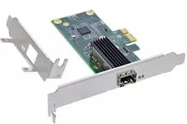 „InLine®“ gigabito tinklo adapteris, 1x SFP PCIe x1, įskaitant žemo profilio tvirtinimo plokštę