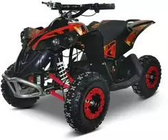 Vaikiškas elektrinis keturratis MUKUTISRIDES BlazeRider 1000W 36V (raudonas)
