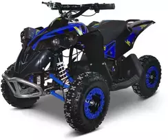 Vaikiškas elektrinis keturratis MUKUTISRIDES BlazeRider 1000W 36V (mėlynas)