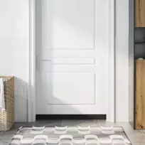 Sukabinamų durų šepetėlių sandarikliai 12 vnt. Juoda 100 cm