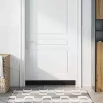 Sukabinamų durų šepetėlių sandarikliai 6 vnt. Balta 100 cm