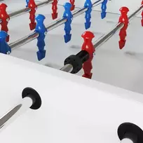 Futbolo stalo kamštukai 10 pcs Juodas 1,7 x 1,7 x 3,2 cm PP