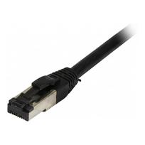 Synergy21 Patchkabel RJ45, CAT8.1 2000Mhz, 2m, schwarz, S-STP(S/FTP), TPE/LSZH(SuperFlex), AWG26,