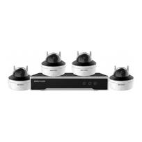 HIKVISION NK844W1H-1T(E) berwachungsset NVR und 4x Dome WLAN